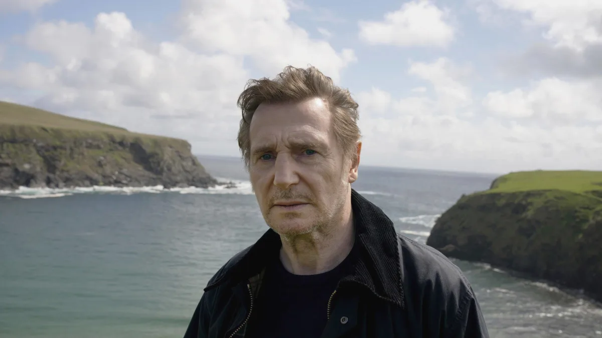 Liam Neeson Ireland. Liam Neeson in the (C)Netflix film : In the Land of Saints and Sinners (2023). Plot: In a remote Ir
