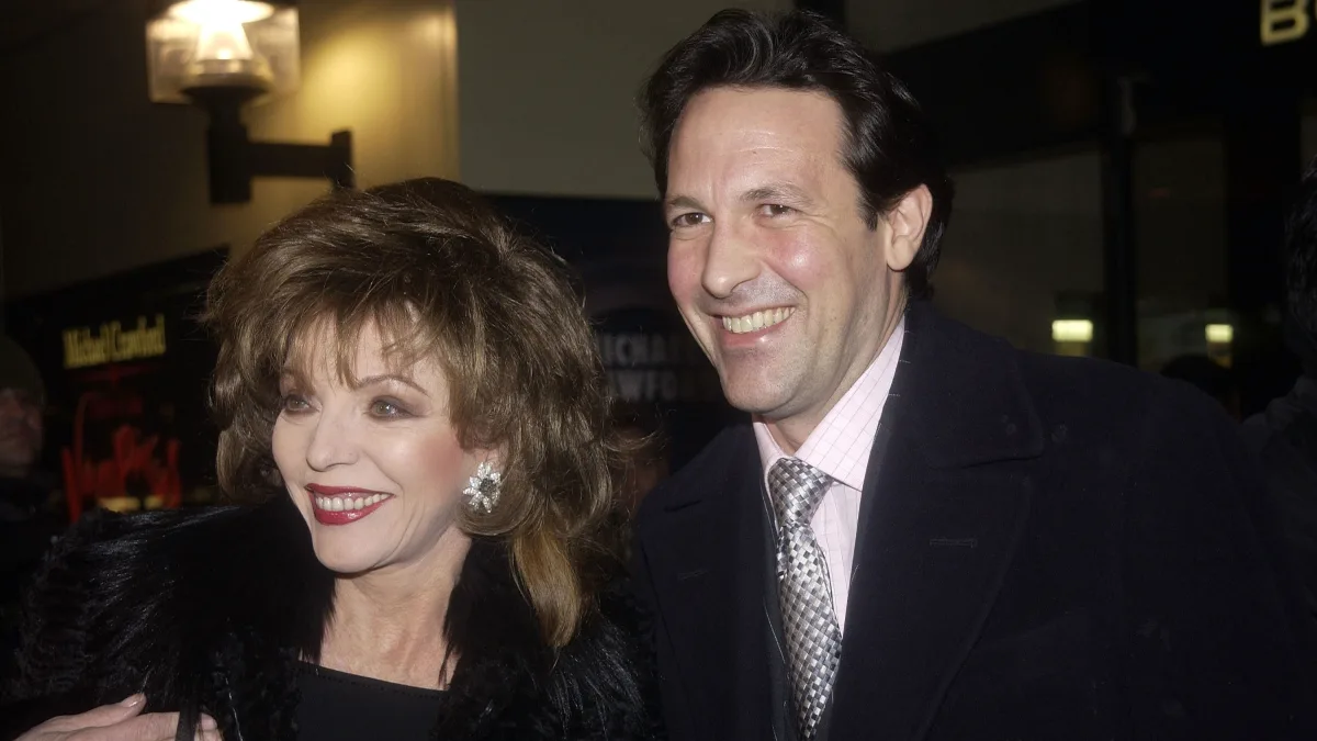 Joan Collins and Percy Gibson