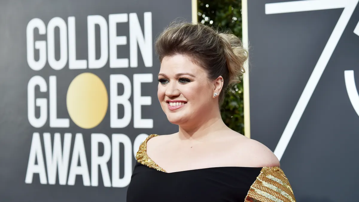 Kelly Clarkson Golden Globes 2018