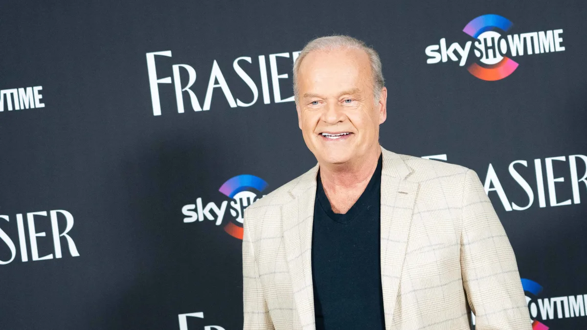 Actor Kelsey Grammer during the presentation of the new series of Frasier at the Rosewood Villamagna Hotel in Madrid, De