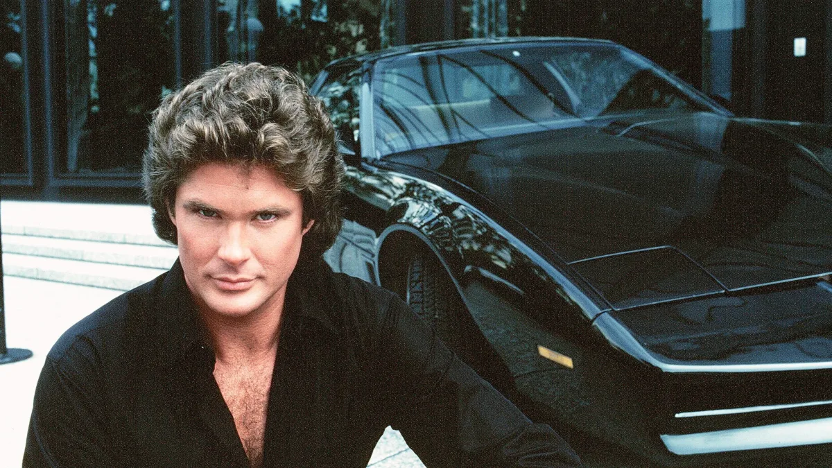 David Hasselhoff in 'Knight Rider'