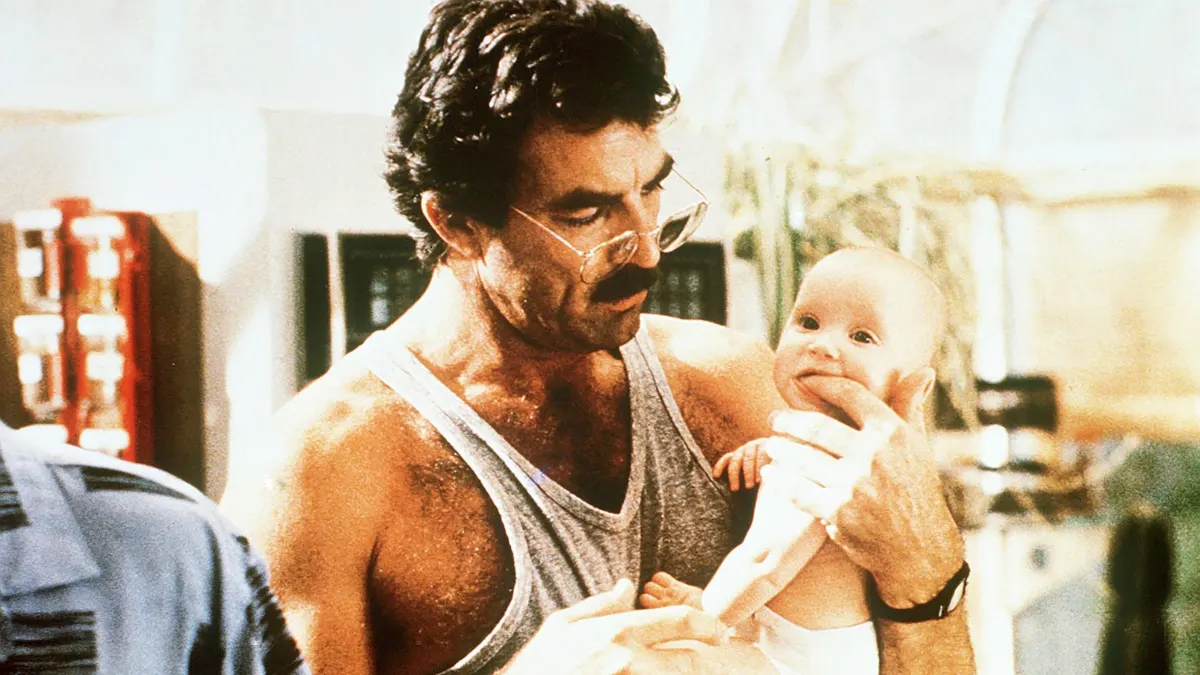Tom Selleck in 'Three Men and a Baby'