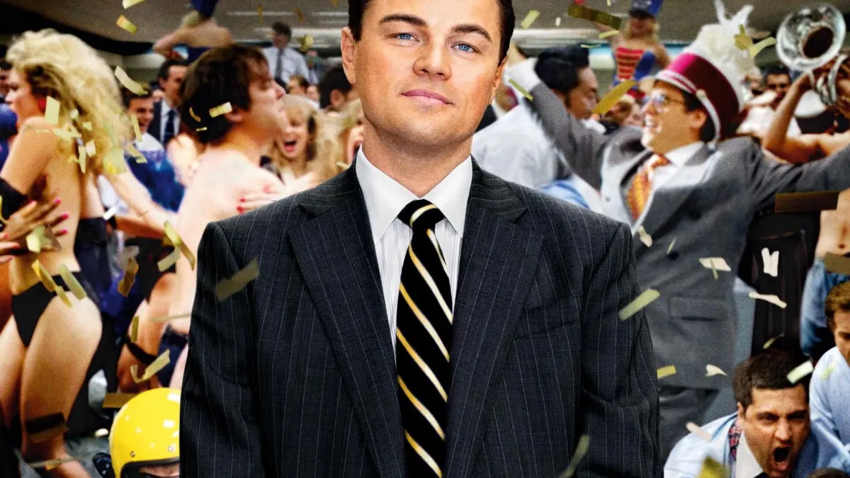 Leonardo DiCaprio en una imagen promocional de la película 'The Wolf of Wall Street'