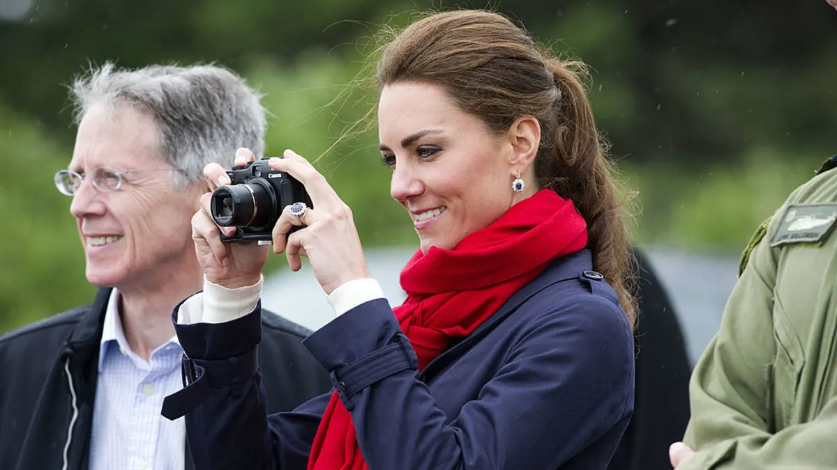 Princess Kate taking pictures