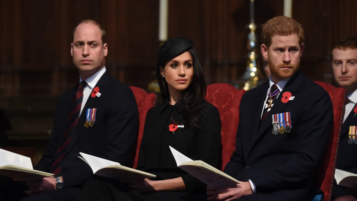 Prince Harry and Meghan Markle Attend Anzac Day Services