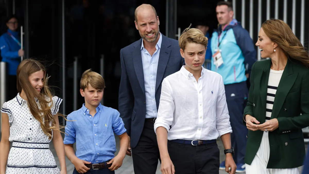 Princess Kate, Prince William, and the children