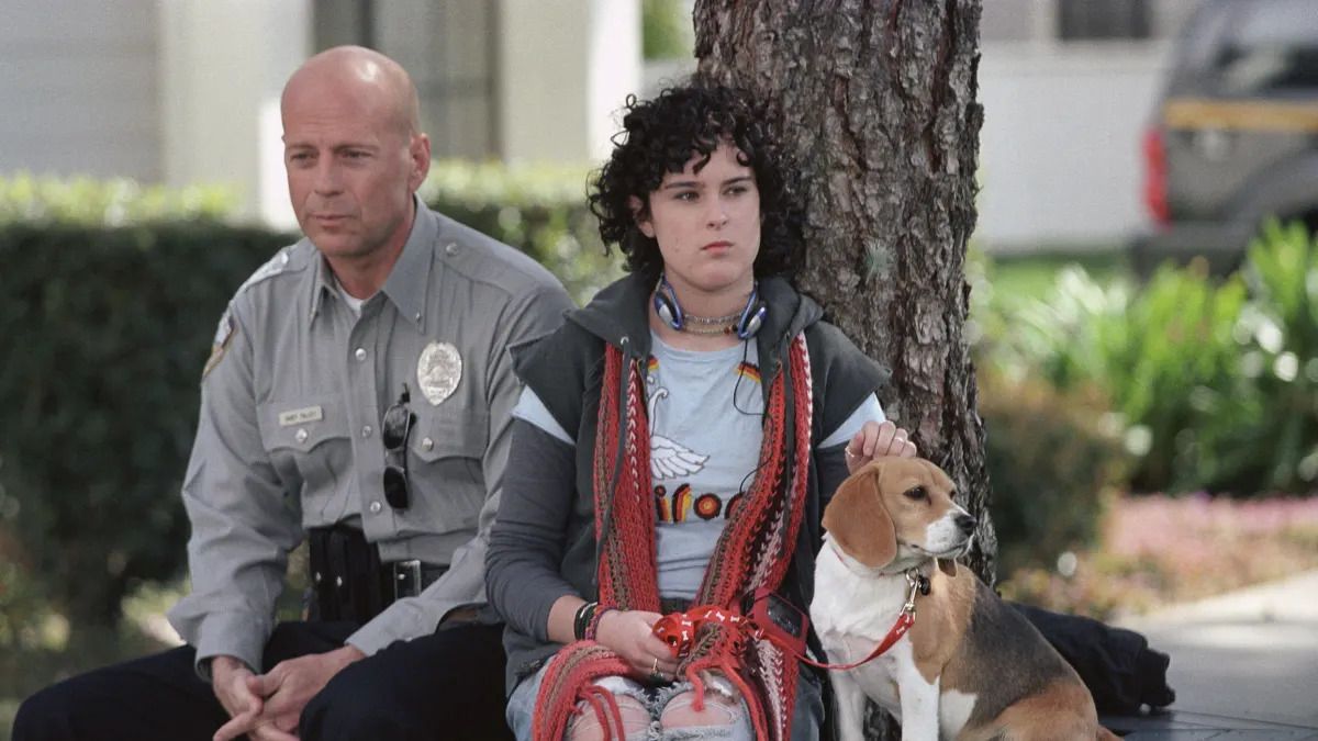 Bruce Willis, Rumer Willis in 'Hostage'
