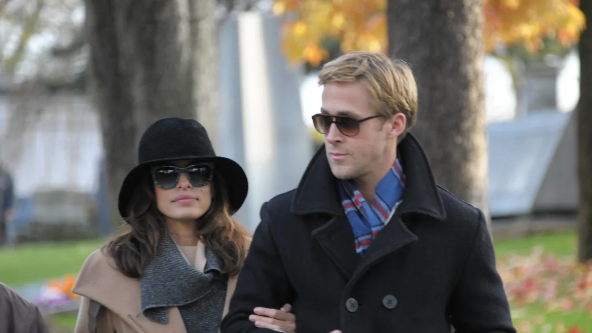 Eva Mendes and Ryan Gosling