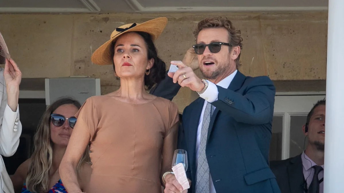 Simon Baker and Rebecca Rigg's Love Story