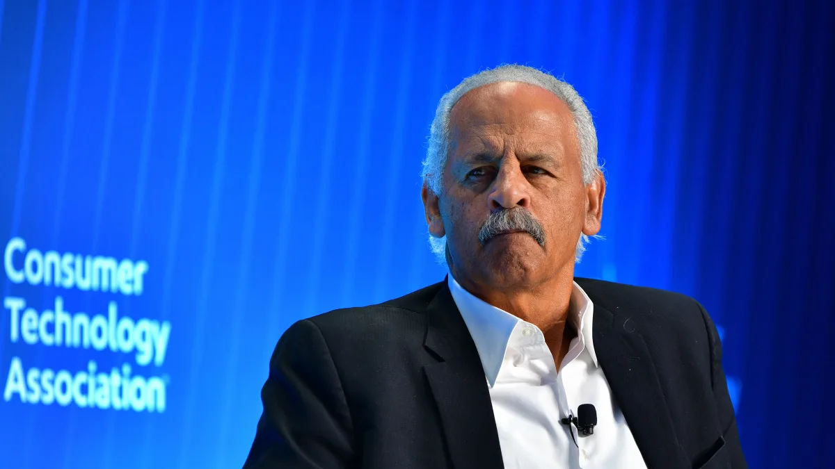 LAS VEGAS, NV - JANUARY 9: Stedman Graham speaks at What are Technology Needs for the Developing World? during CES 2024