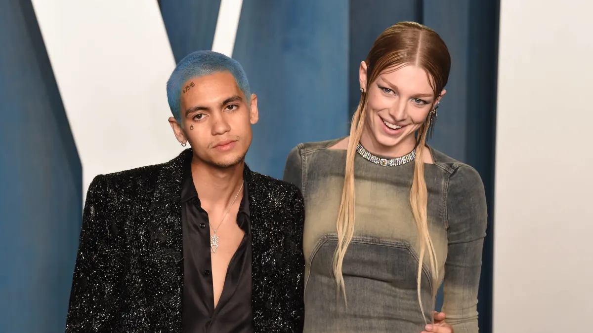 Hunter Schafer and Dominic Fike