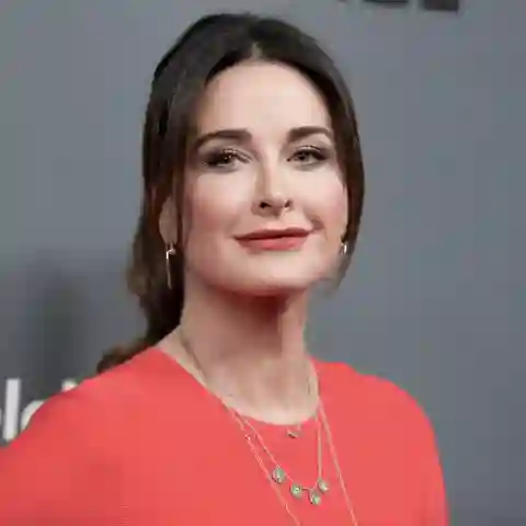 Kyle Richards attends "The New Celebrity Apprentice" Q & A and Red Carpet Event.