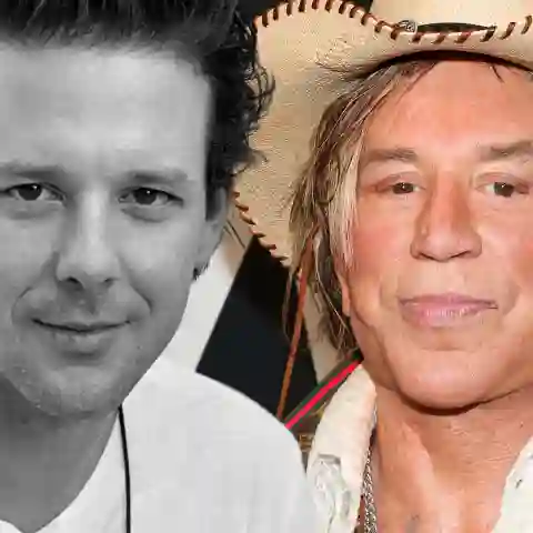 Mickey Rourke then and now