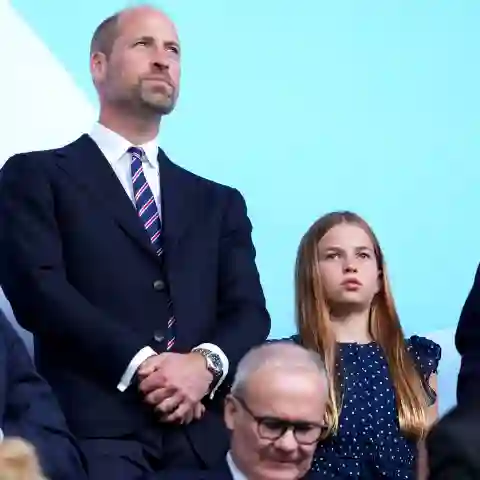 prince william princess charlotte women's em final 2025