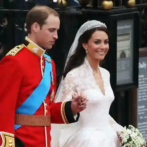 Prince William and Princess Kate at their wedding in 2011