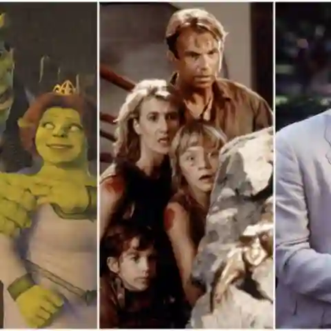 'Shrek,' 'Jurassic Park,' and 'Forrest Gump'