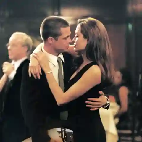 Brad Pitt and Angelina Jolie in 'Mr. and Mrs. Smith'.