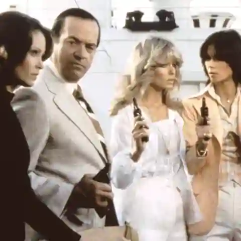 Jaclyn Smith, David Doyle, Farrah Fawcett, Kate Jackson in 'Charlie's Angels'