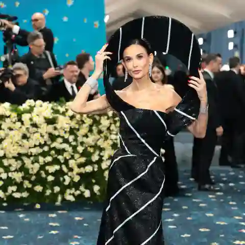 Demi Moore at the Met Gala 2025