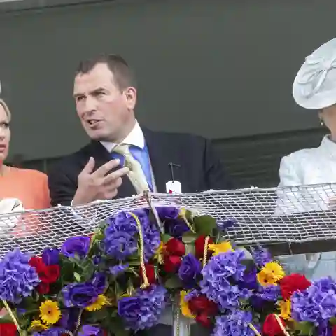 . 04/06/2022. Epsom, United Kingdom. Peter Phillips with his new girl friend Lindsay Wallace and Princess Anne at the E