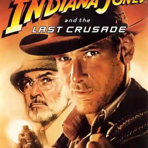 Harrison Ford and Sean Connery starred in 'Indiana Jones and the Last Crusade'.