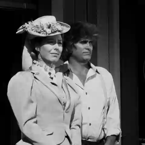 Karen Grassle and Michael Landon