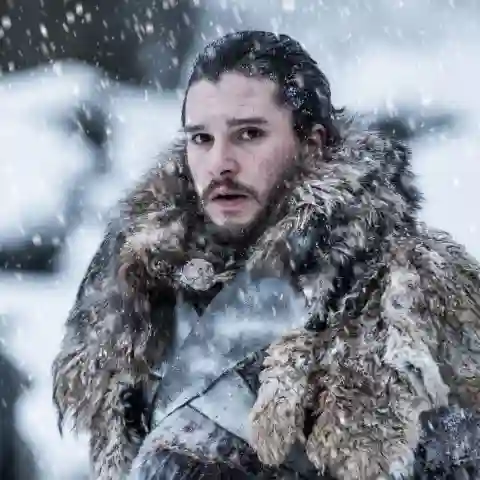 Kit Harington como "Jon Snow" en la temporada 7 de Game of Thrones de HBO.
