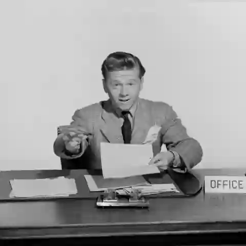 Mickey Rooney as "Andy Hardy"