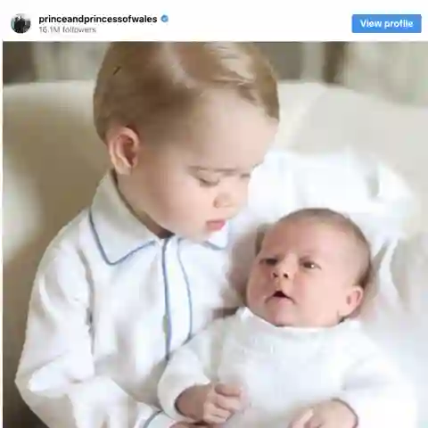 Prince George  and Princess Charlotte