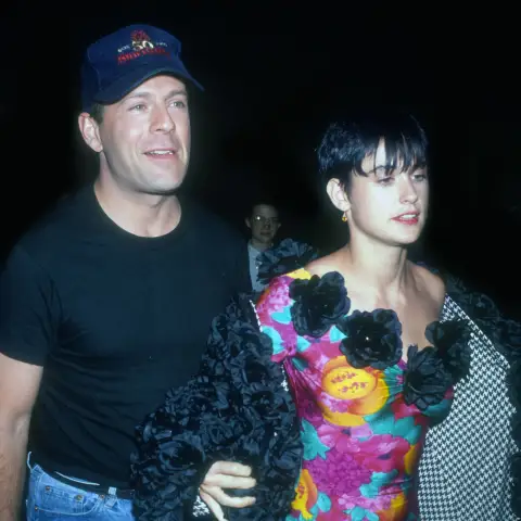 Bruce Willis and Demi Moore