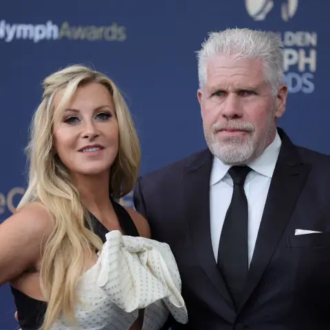 Allison Dunbar and Ron Perlman married wife 2022 wedding news Hellboy actor fiancee girlfriend
