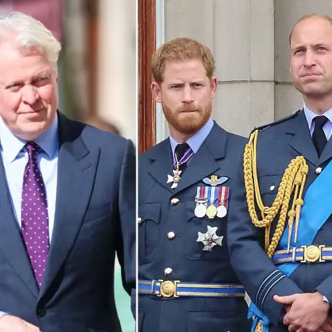 Charles Spencer, Prince Harry and Prince William