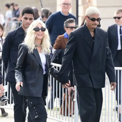 Cher and Alexander Edwards in Paris in September 2023