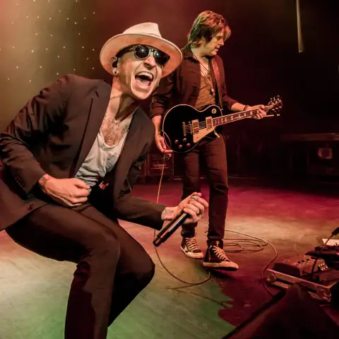 Chester Bennington, the lead singer of the rock band Linkin Park