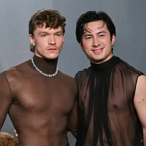 Connor Storrie and Hudson Williams