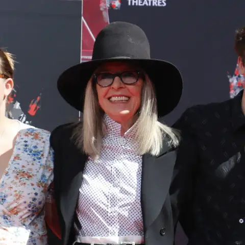 Diane Keaton with her kids Dexter Keaton White and Duke Keaton