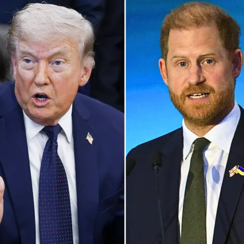 Donald Trump and Prince Harry