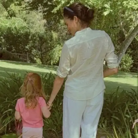 Duchess Meghan and Princess Lilibet