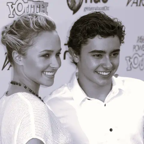 Hayden Panettiere and her brother Jansen