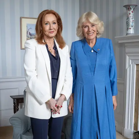 J.K. Rowling and Queen Camilla