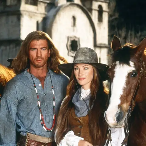 Jane Seymour and Joe Lando