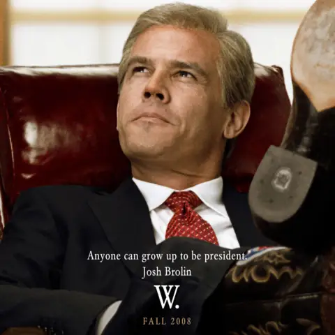 W., (aka W), Josh Brolin, as George W. Bush, 2008. Lions Gate/Courtesy Everett Collection Lions Gate/Courtesy Everett Co