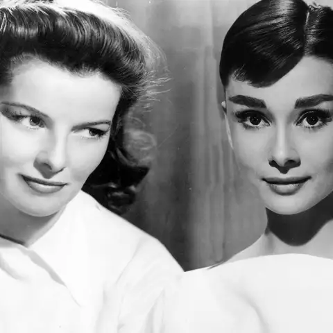 Katherine and Audrey Hepburn related