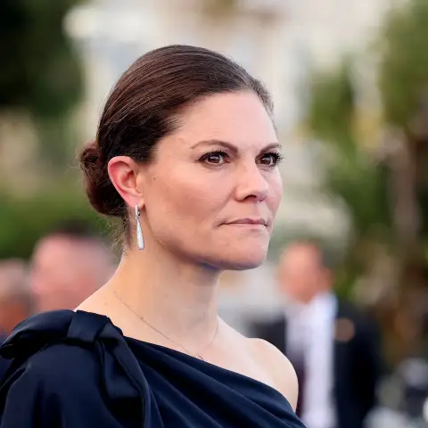 Victoria of Sweden is in tears.
