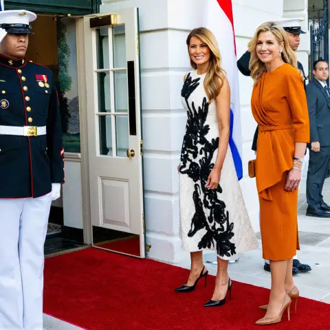Melania Trump and Queen Maxima