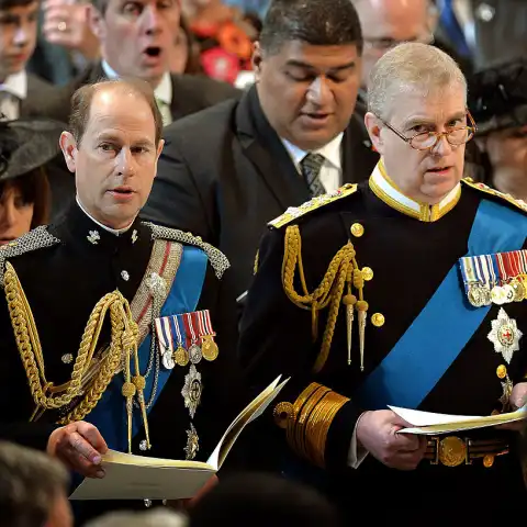 Prince Edward and Prince Andrew
