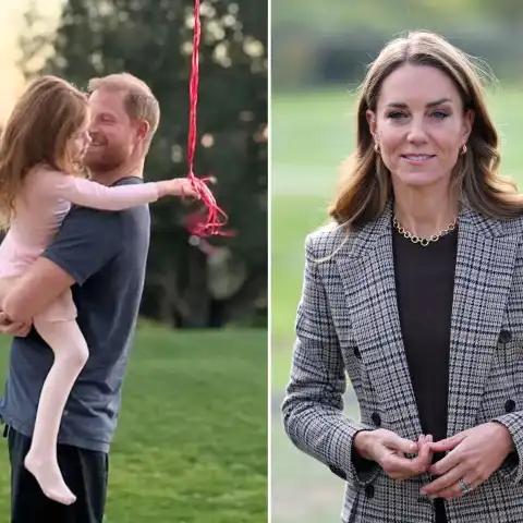 Prince Harry, Princess Lilibet and Princess Kate