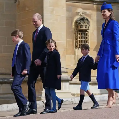 BRITAIN-ROYALS-EASTER