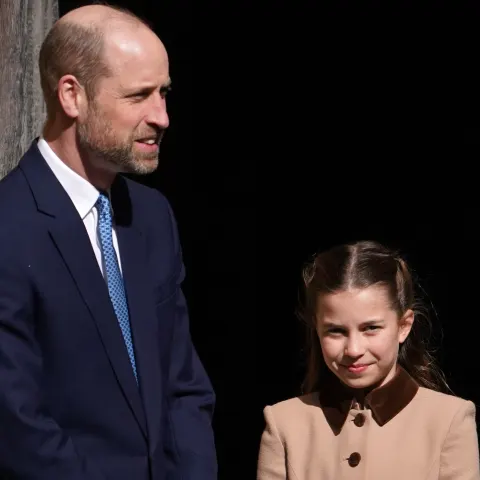 Prince William and Princess Charlotte