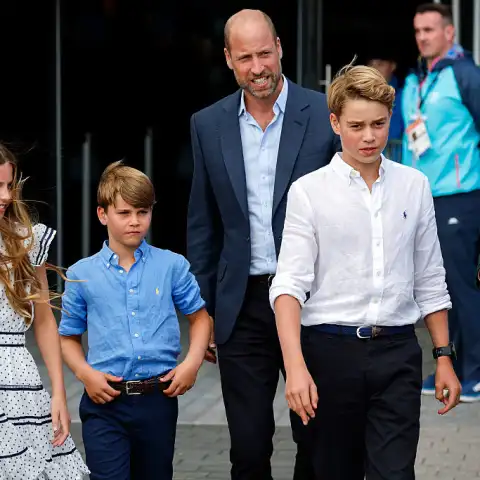 Prince William and Princess Kate with their children